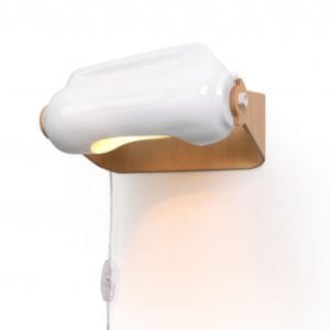 Lampe Tsé-Tsé avec du bois moulé